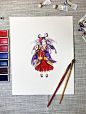 水彩手绘--阴阳师 蝴蝶精
...-蒲之未落_水彩,阴阳师,手绘,插画_涂鸦王国插画