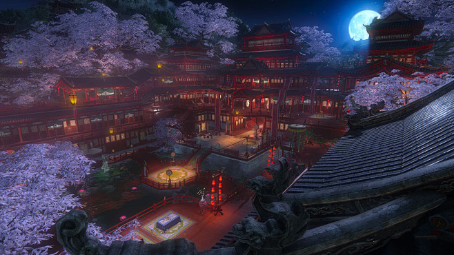 逆水寒场景原画