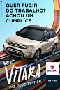 SUZUKI - NOVO VITARA — Caio Soares / Portfolio : CAIO SOARES / ART DIRECTOR ABOUT 3D Clay / KV Para o lançamento do Novo Vitara, fizemos uma grande campanha de mobiliário urbano que durou de...