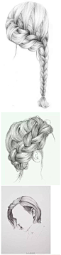 不懂画头发的看这里！
带男生版的头发素描图
都是高清图哦～
素描照着临摹就好了!

用升学率定义王者------#小泽画室# ​​​​