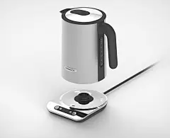 kenwood，电热水壶，水温，不锈钢， 工业设计，产品设计，普象网
