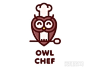 Owl Chef猫头鹰厨师logo设计欣赏