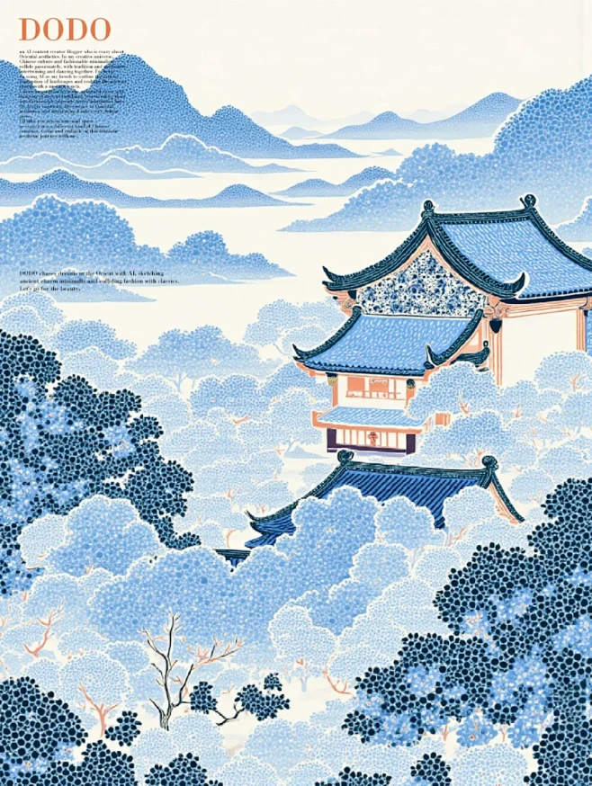 蓝调国风建筑｜演绎东方美学的极致浪漫 - 小红书-花瓣网