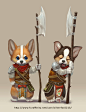 Corgi Guards by Silverfox5213 on deviantART
