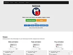 【每日酷站】favico.js 可以让扩展网站 Favicon 的效果，比如：加标记(邮件收件箱的数字可以显示在 icon上，也可以加各种字符) 换颜色(可以选择你喜欢的颜色加上) ，放视频(效果很牛啊)，显示摄像头画面（太有想象力了的功能）。围观地址→http://t.cn/z8Maz0T @饿了么UED