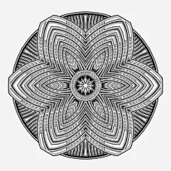 线条花纹高清素材 卡通 复杂 手绘 插画 线条 花纹 黑白 免抠png 设计图片 免费下载