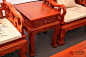 福在眼前沙发-广东名广作工艺家具“品众之广 匠心之作”缅甸花梨红木家具做工精湛