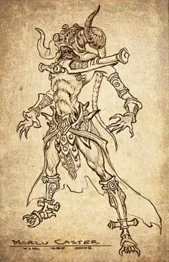 角色原画_暗黑破坏神3角色原画-048_翼狐网