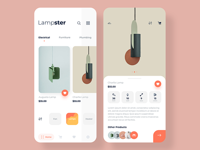 Lampster app minimal...