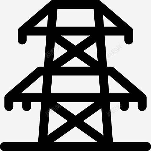 电塔高压塔电压图标 免费下载 页面网页 平面电商 创意素材-花瓣网