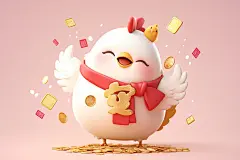 鸡年小鸡形象设计素材