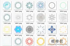 游戏素材/中国古风精品仙侠风游戏 界面UI 图标icon法阵特效贴图-淘宝网