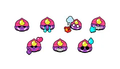 2D adobe illustrator brawl stars Character design  Game Art logos supercell vector