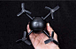 皮塔自治4K自拍照无人机作为行动相机