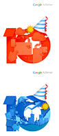 google adsense10 01 Google AdSense十周年品牌形象