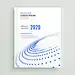 简约几何抽象蓝色画册手册小册子宣传册封面设计