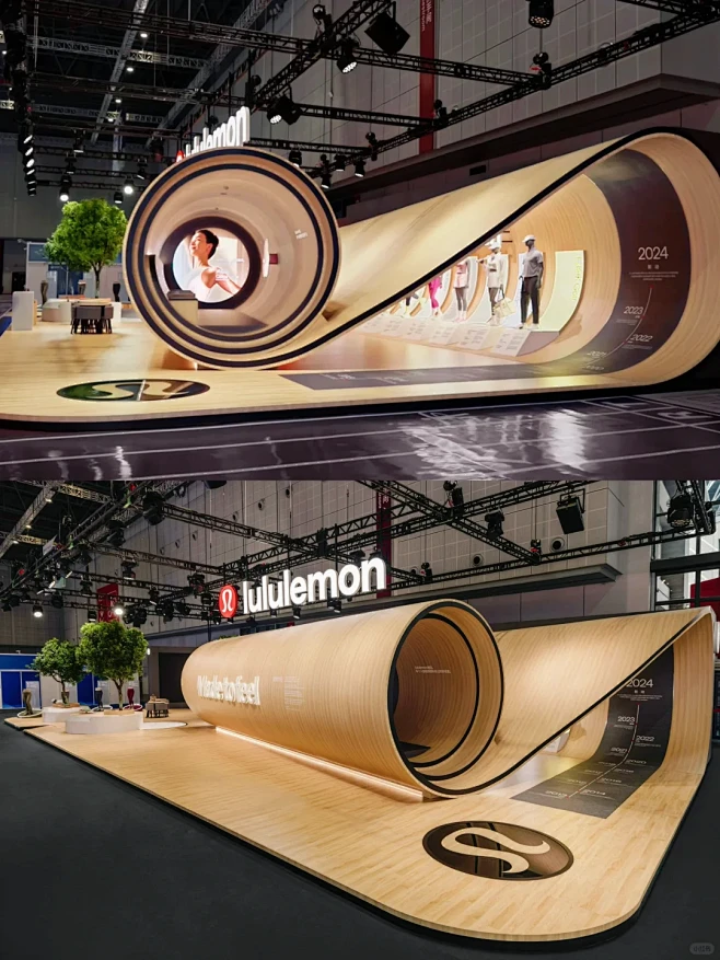 lululemon「瑜伽垫」展台登陆进博会 - 小红书-花瓣网