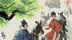 清羲采集到江南百景图-美工设计