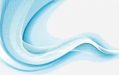 蓝色渐变背景素材png免抠素材_新图网 https://ixintu.com 简约 科技 商务 简单 曲线 线条 底纹 免抠PNG