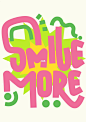 Smile more~喜乐乃良药，多巴胺配色
