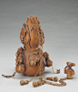 黄杨木雕带链葫芦-故宫博物院数字文物库