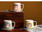 燚坊九遇陶瓷设计马克杯中式釉下彩卡通女生手工茶具茶杯咖啡杯-淘宝网