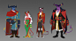 D&D Campaign - Characters line up