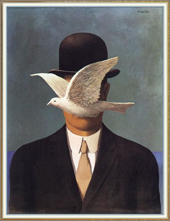 Rene Magritte "Man i...