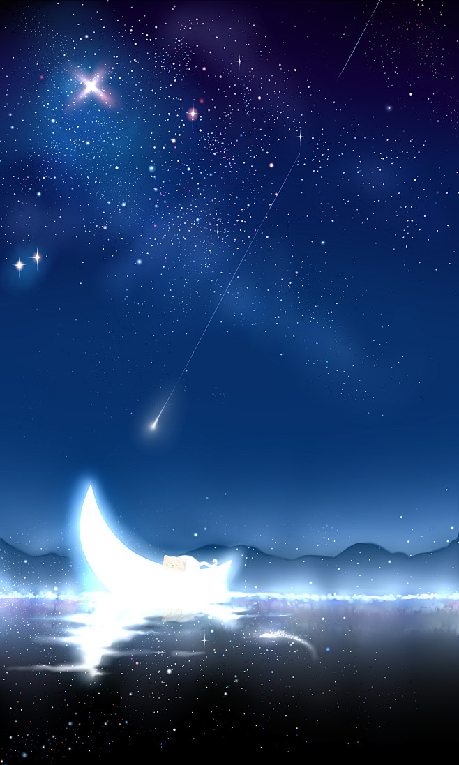 夜空#流星划过