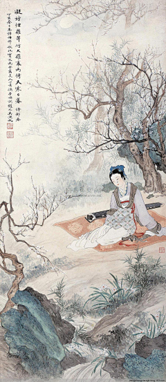 白云在海里游泳采集到仕女图