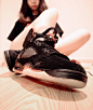 Air Jordan 5 Retro GS 乔5 AJ5女 黑粉 鞋