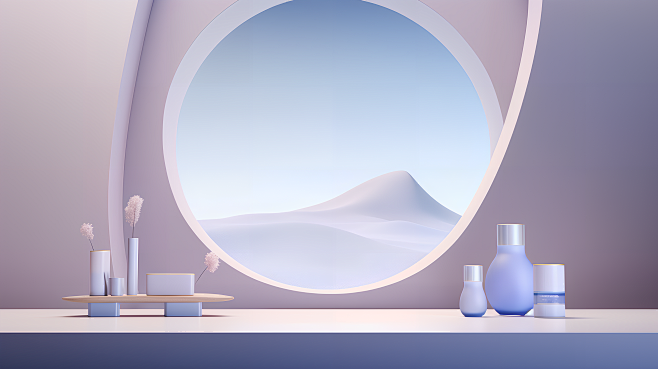 高级C4D产品展台电商背景素材