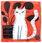 Day 46. Cat On Red on Behance