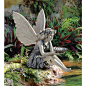 Amazon.com : Design Toscano EU41620 The Sunflower Fairy Statue : Outdoor Statues : Patio, Lawn & Garden
