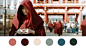 #logo设计师# 《长安十二时辰》配色，中国传统配色之美。