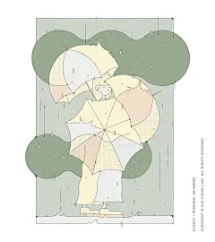 【淘靈感】帶有寓意的輕柔線條插畫作品 » ㄇㄞˋ點子 : 入秋後…… 天氣微涼， 靈感也越發慵懶。 透過窗戶看外頭少[米田主动设计整理]了烈陽照射， 玻璃窗上有層散發著些許秋意的水氣， 算 …