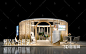 现代展览3D模型