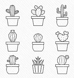 Doodle#黑白插画#线稿#手绘#造型