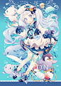 #画师推荐# 画师 えく ，非常可爱的画风！
P站id=299299 ​​​​