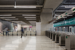 地铁车站设计UCD采集到圣地亚哥地铁新的6号线