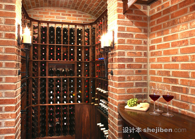 酒窖红砖墙