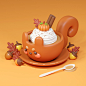 Pumpkin Squirrel Latte , Fatima Alkhatib : Letter S
