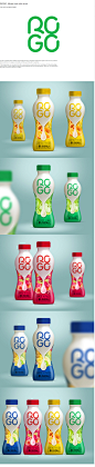 ROGO, Mixed fruit milk drink on Behance