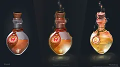 Magic bottles, anastas ermolina : Game ART