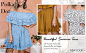 Women Off Shoulder Mini Dress Polka Dot High Waist Half Sleeves Swing Ruffle Short Flared Dress