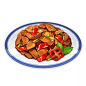 Stir-Fried Filet : Stir-Fried Filet is a food item that the player can cook. The recipe for Stir-Fried Filet is obtainable from a chest on top of Mt. Tianheng. Stir-Fried Filet can also be purchased from Chen the Sharp or Mr. Zhu for 900 Mora (max 10 per 