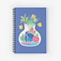 Ocean terrarium - Sea turtle Spiral Notebook