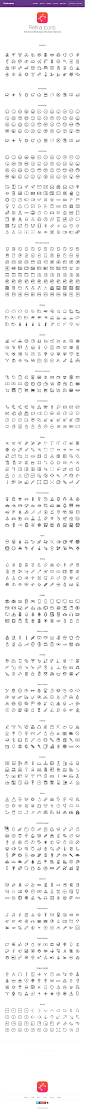 Retina Icons - 1350+ Icons for iOS 7 & iOS 8