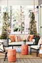 Wraparound porch at the Southern Living 2016 Idea House in Mt. Laurel outside Birmingham, Alabama