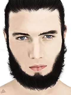 Razielle人物肖像插画作品